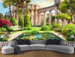 Tranh Dán Tường Phòng Khách PK454 Tranh Dán Tường Phòng Khách PK454