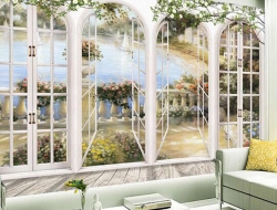 Tranh Dán Tường Phòng Khách PK457 Tranh Dán Tường Phòng Khách PK457