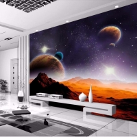 Tranh Dán Tường 3D Bầu Trời Đêm Btrd01