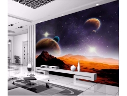 Tranh Dán Tường 3D Bầu Trời Đêm Btrd01