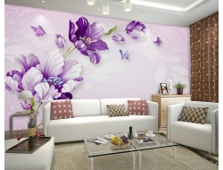 Tranh Dán Tường 3D Hoa Lá Nghệ Thuật Nhiều Màu Hlntnm10 Tranh Dán Tường 3D Hoa Lá Nghệ Thuật Nhiều Màu Hlntnm10