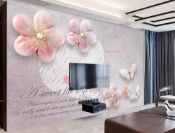 Tranh Dán Tường 3D Phòng Ngủ Hoa Giả Ngọc Nhẹ Nhàng Hnt01 Tranh Dán Tường 3D Phòng Ngủ Hoa Giả Ngọc Nhẹ Nhàng Hnt01