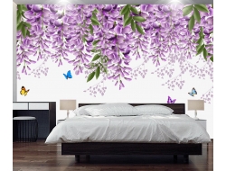 Tranh Dán Tường 3D Hoa Nghệ Thuật Hnt04 Tranh Dán Tường 3D Hoa Nghệ Thuật Hnt04