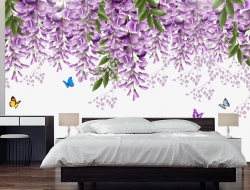 Tranh Dán Tường 3D Hoa Nghệ Thuật Hnt04