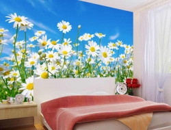 Tranh Dán Tường 3D Hoa Và Trời Xanh Hvtx05 Tranh Dán Tường 3D Hoa Và Trời Xanh Hvtx05