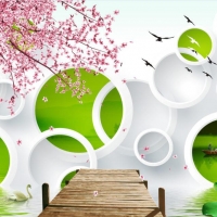 Tranh Dán Tường Phòng Ngủ PN96 Tranh Dán Tường Phòng Ngủ PN96