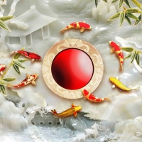 Tranh Dán Tường 3D Phong Thủy Tiến Phát Pttp04