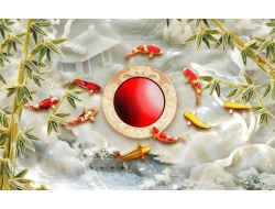 Tranh Dán Tường 3D Phong Thủy Tiến Phát Pttp04 Tranh Dán Tường 3D Phong Thủy Tiến Phát Pttp04