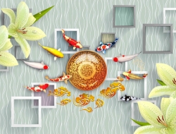 Tranh Dán Tường 3D Phong Thủy Tiến Phát Pttp09 Tranh Dán Tường 3D Phong Thủy Tiến Phát Pttp09