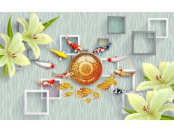 Tranh Dán Tường 3D Phong Thủy Tiến Phát Pttp09 Tranh Dán Tường 3D Phong Thủy Tiến Phát Pttp09