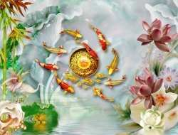 Tranh Dán Tường 3D Phong Thủy Tiến Phát Pttp12 Tranh Dán Tường 3D Phong Thủy Tiến Phát Pttp12