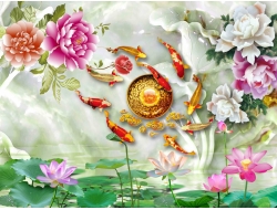 Tranh Dán Tường 3D Phong Thủy Tiến Phát Pttp14 Tranh Dán Tường 3D Phong Thủy Tiến Phát Pttp14