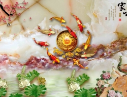 Tranh Dán Tường 3D Phong Thủy Tiến Phát Pttp15 Tranh Dán Tường 3D Phong Thủy Tiến Phát Pttp15