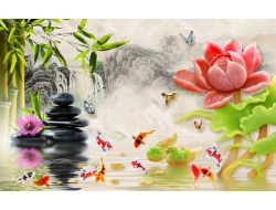 Tranh Dán Tường 3D Phong Thủy Tiến Phát Pttp18 Tranh Dán Tường 3D Phong Thủy Tiến Phát Pttp18