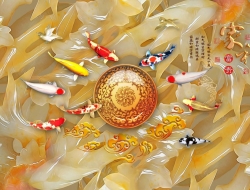 Tranh Dán Tường 3D Phong Thủy Tiến Phát Pttp26 Tranh Dán Tường 3D Phong Thủy Tiến Phát Pttp26