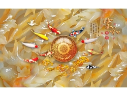Tranh Dán Tường 3D Phong Thủy Tiến Phát Pttp26 Tranh Dán Tường 3D Phong Thủy Tiến Phát Pttp26