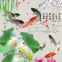 Tranh Dán Tường 3D Phong Thủy Tiến Phát Pttp29