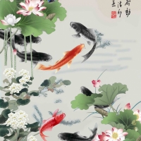 Tranh Dán Tường 3D Phong Thủy Tiến Phát Pttp30