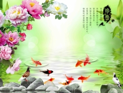 Tranh Dán Tường 3D Phong Thủy Tiến Phát Pttp36 Tranh Dán Tường 3D Phong Thủy Tiến Phát Pttp36