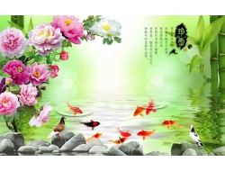 Tranh Dán Tường 3D Phong Thủy Tiến Phát Pttp36 Tranh Dán Tường 3D Phong Thủy Tiến Phát Pttp36