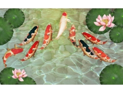 Tranh Dán Tường 3D Phong Thủy Tiến Phát Pttp38 Tranh Dán Tường 3D Phong Thủy Tiến Phát Pttp38