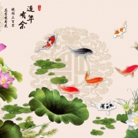 Tranh Dán Tường 3D Phong Thủy Tiến Phát Pttp41