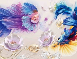 Tranh Dán Tường 3D Phong Thủy Tiến Phát Pttp50 Tranh Dán Tường 3D Phong Thủy Tiến Phát Pttp50