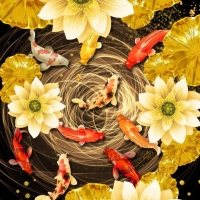 Tranh Dán Tường 3D Phong Thủy Tiến Phát Pttp52