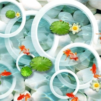 Tranh Dán Tường 3D Phong Thủy Tiến Phát Pttp58