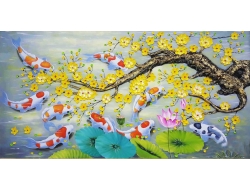 Tranh Dán Tường 3D Phong Thủy Tiến Phát Pttp62 Tranh Dán Tường 3D Phong Thủy Tiến Phát Pttp62