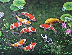 Tranh Dán Tường 3D Phong Thủy Tiến Phát Pttp63 Tranh Dán Tường 3D Phong Thủy Tiến Phát Pttp63