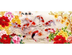 Tranh Dán Tường 3D Phong Thủy Tiến Phát Pttp65 Tranh Dán Tường 3D Phong Thủy Tiến Phát Pttp65