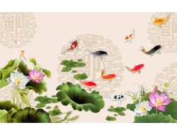 Tranh Dán Tường 3D Phong Thủy Tiến Phát Pttp72 Tranh Dán Tường 3D Phong Thủy Tiến Phát Pttp72