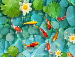 Tranh Dán Tường 3D Phong Thủy Tiến Phát Pttp73