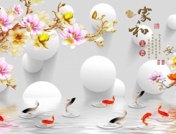 Tranh Dán Tường 3D Phong Thủy Tiến Phát Pttp74