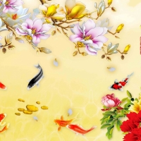 Tranh Dán Tường 3D Phong Thủy Tiến Phát Pttp75