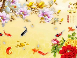 Tranh Dán Tường 3D Phong Thủy Tiến Phát Pttp75