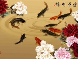 Tranh Dán Tường 3D Phong Thủy Tiến Phát Pttp78