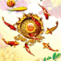 Tranh Dán Tường 3D Phong Thủy Tiến Phát Pttp80