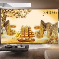 Tranh Dán Tường 3D Phong Thủy Tiến Phát Pttp122