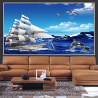 Tranh Dán Tường 3D Phong Thủy Tiến Phát Pttp124