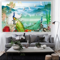 Tranh Dán Tường 3D Phong Thủy Tiến Phát Pttp125