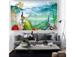 Tranh Dán Tường 3D Phong Thủy Tiến Phát Pttp125