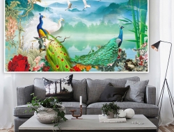 Tranh Dán Tường 3D Phong Thủy Tiến Phát Pttp125