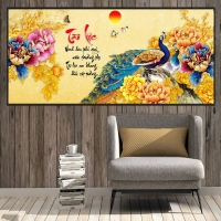 Tranh Dán Tường 3D Phong Thủy Tiến Phát Pttp127