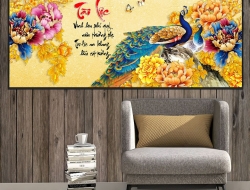 Tranh Dán Tường 3D Phong Thủy Tiến Phát Pttp127