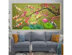 Tranh Dán Tường 3D Phong Thủy Tiến Phát Pttp137