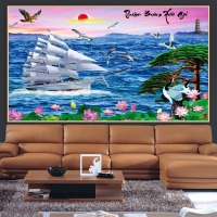 Tranh Dán Tường 3D Phong Thủy Tiến Phát Pttp140 Tranh Dán Tường 3D Phong Thủy Tiến Phát Pttp140