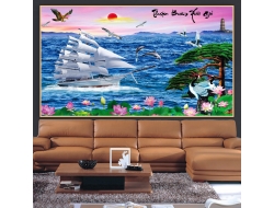 Tranh Dán Tường 3D Phong Thủy Tiến Phát Pttp140