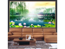 Tranh Dán Tường 3D Phong Thủy Tiến Phát Pttp129